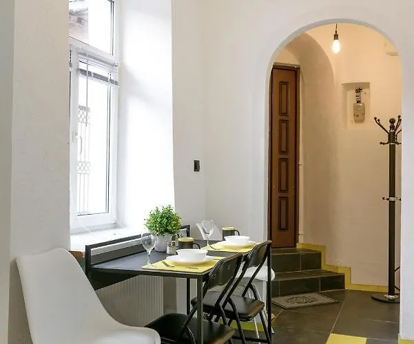 Red And Yellow Modern Apartment Lemberg