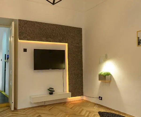 Red And Yellow Modern Apartment Lemberg